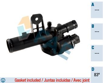 Termostatas, aušinimo skystis FAE 5351883