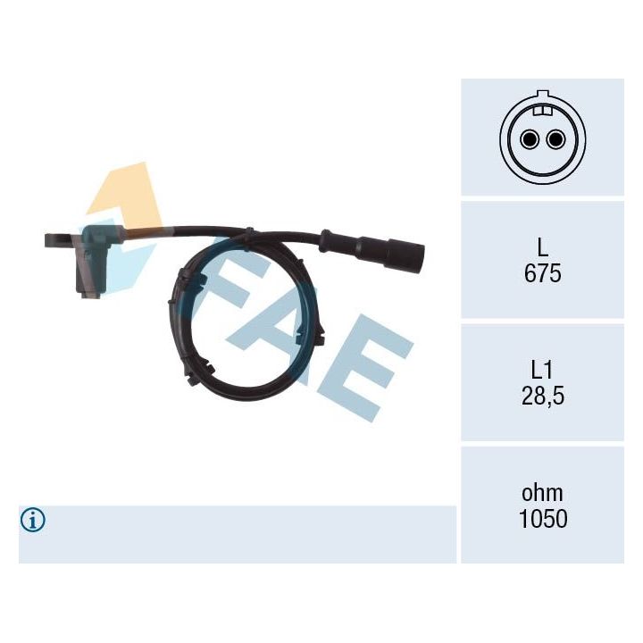 Jutiklis, rato greitis FAE 78006