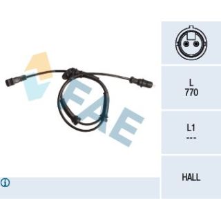 Jutiklis, rato greitis FAE 78026