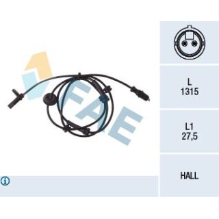 Jutiklis, rato greitis FAE 78030