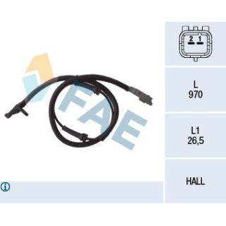 Jutiklis, rato greitis FAE 78031