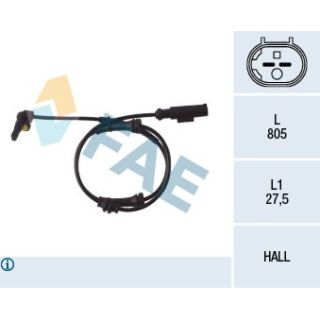 Jutiklis, rato greitis FAE 78048