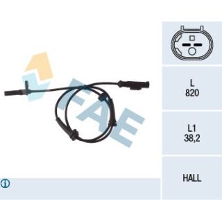 Jutiklis, rato greitis FAE 78050