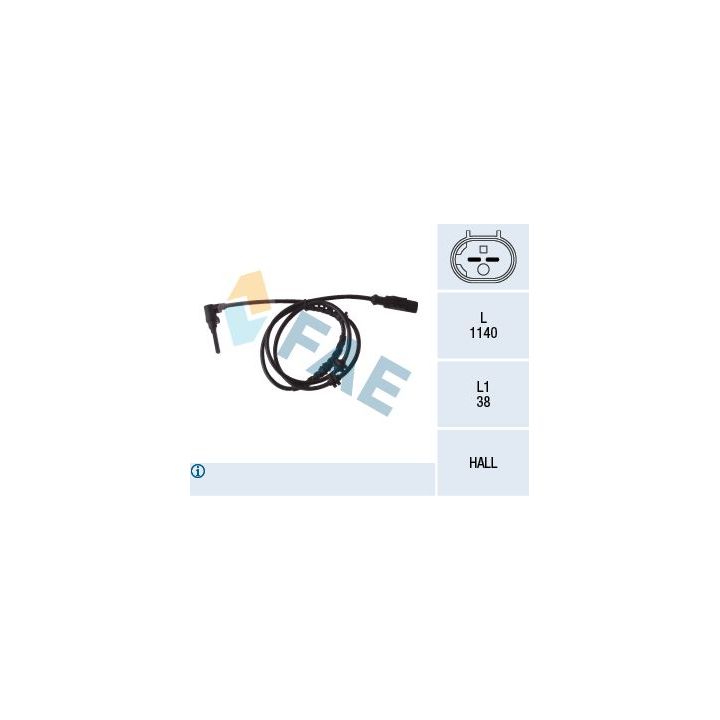 Jutiklis, rato greitis FAE 78084