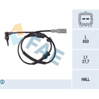 Jutiklis, rato greitis FAE 78086