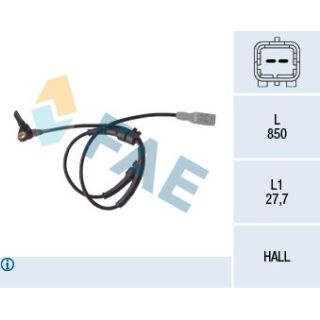 Jutiklis, rato greitis FAE 78087