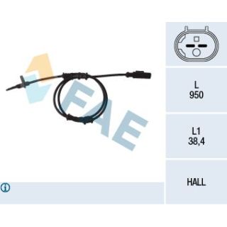 Jutiklis, rato greitis FAE 78093