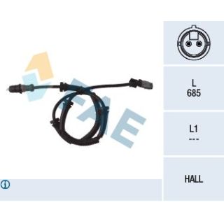 Jutiklis, rato greitis FAE 78095