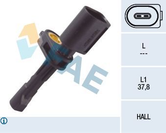 Jutiklis, rato greitis FAE 78106