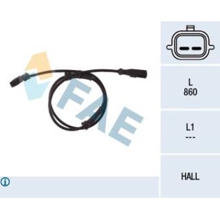 Jutiklis, rato greitis FAE 78120