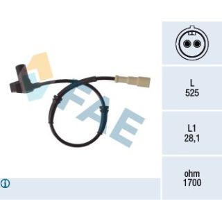 Jutiklis, rato greitis FAE 78121