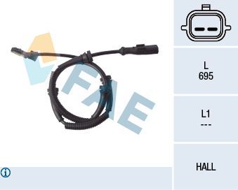 Jutiklis, rato greitis FAE 78124