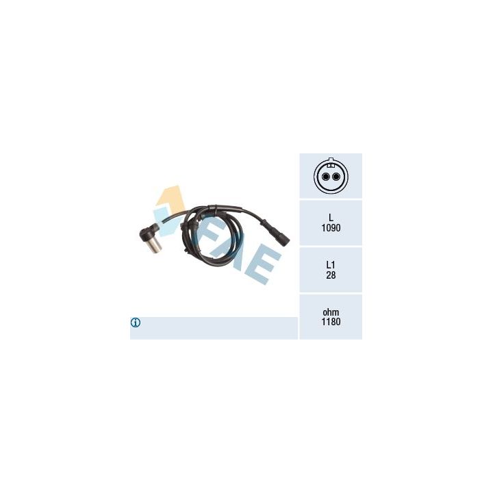 Jutiklis, rato greitis FAE 78127