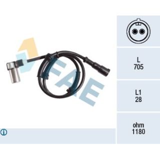 Jutiklis, rato greitis FAE 78128