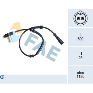 Jutiklis, rato greitis FAE 78129