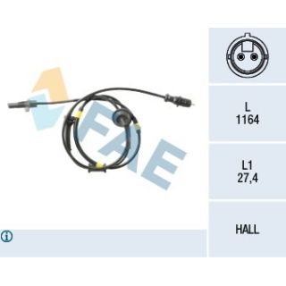 Jutiklis, rato greitis FAE 78149