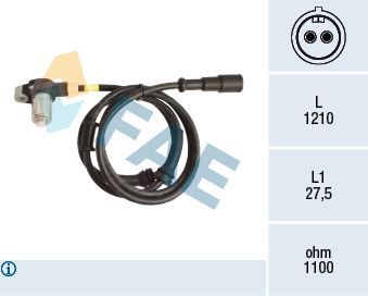 Jutiklis, rato greitis FAE 78169