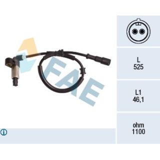 Jutiklis, rato greitis FAE 78191