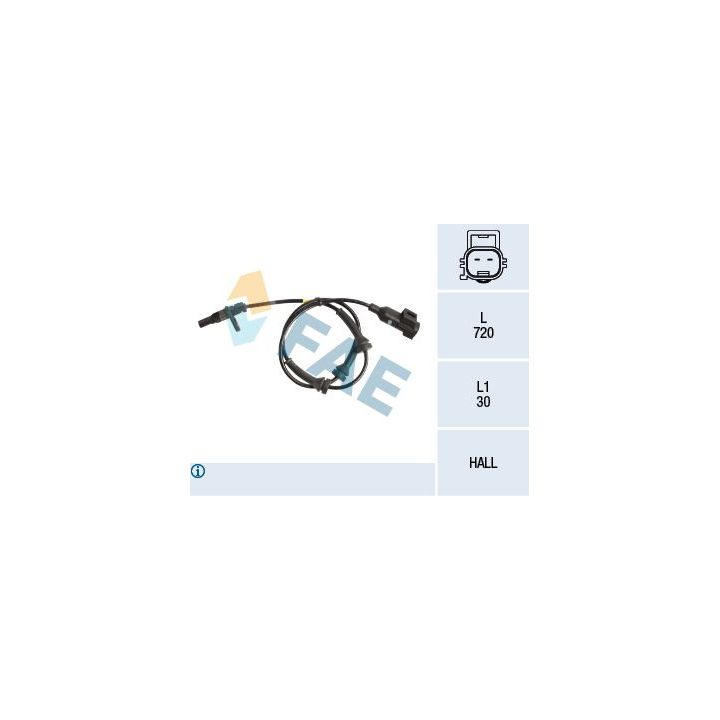 Jutiklis, rato greitis FAE 78212