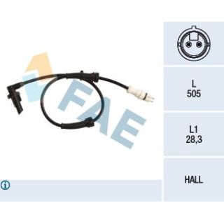 Jutiklis, rato greitis FAE 78217