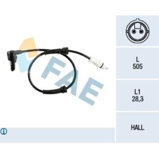 Jutiklis, rato greitis FAE 78218