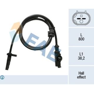 Jutiklis, rato greitis FAE 78222