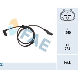 Jutiklis, rato greitis FAE 78247