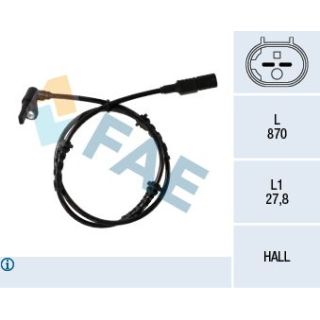 Jutiklis, rato greitis FAE 78249