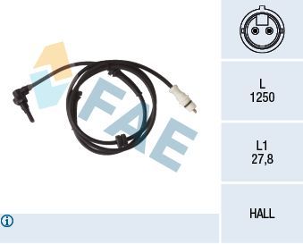 Jutiklis, rato greitis FAE 78252