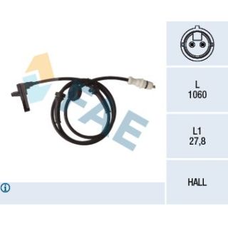 Jutiklis, rato greitis FAE 78253