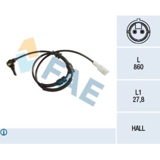 Jutiklis, rato greitis FAE 78256