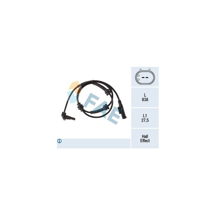 Jutiklis, rato greitis FAE 78278