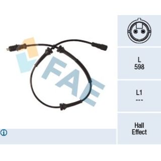 Jutiklis, rato greitis FAE 78280