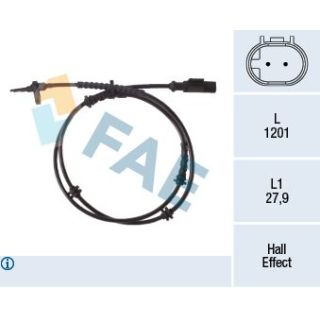 Jutiklis, rato greitis FAE 78322