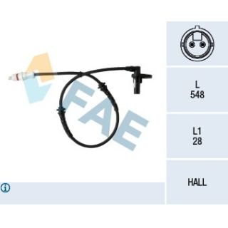 Jutiklis, rato greitis FAE 78325
