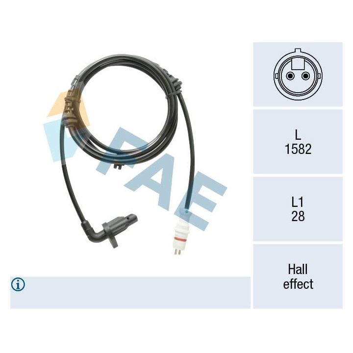 Jutiklis, rato greitis FAE 78329