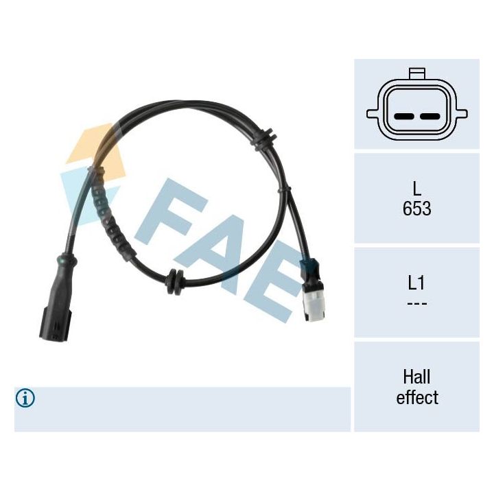 Jutiklis, rato greitis FAE 78331