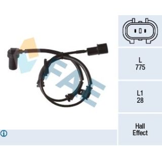 Jutiklis, rato greitis FAE 78342