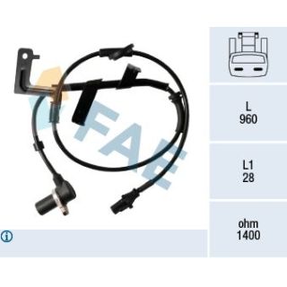 Jutiklis, rato greitis FAE 78343