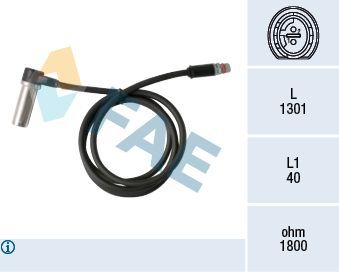 Jutiklis, rato greitis FAE 78363