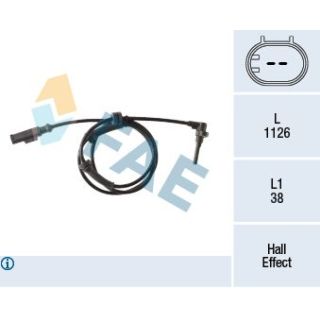 Jutiklis, rato greitis FAE 78394