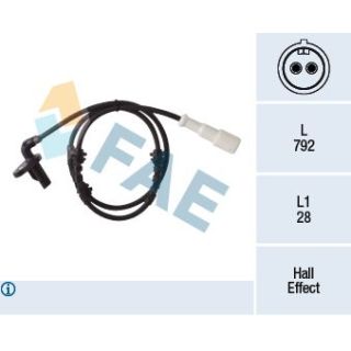 Jutiklis, rato greitis FAE 78407