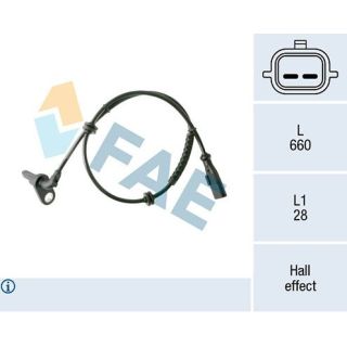 Jutiklis, rato greitis FAE 78411