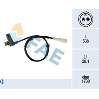 Jutiklis, rato greitis FAE 78415