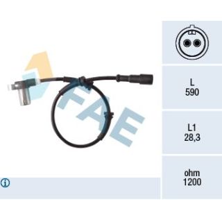Jutiklis, rato greitis FAE 78416