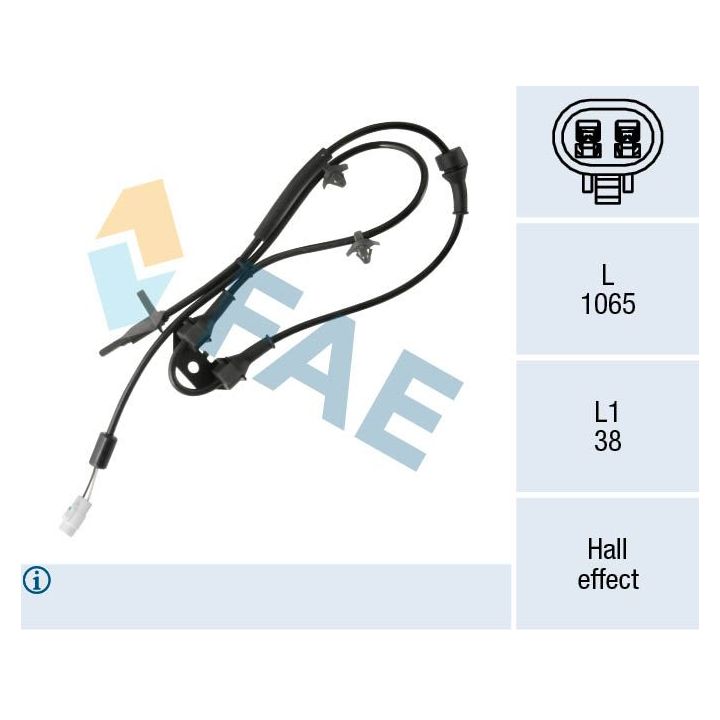 Jutiklis, rato greitis FAE 78438