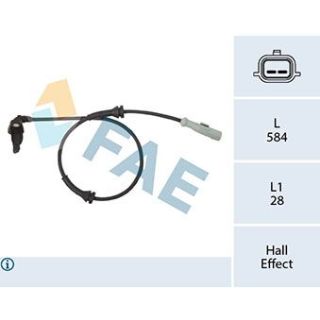 Jutiklis, rato greitis FAE 78442