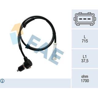 Jutiklis, rato greitis FAE 78465