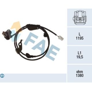 Jutiklis, rato greitis FAE 78474