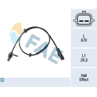 Jutiklis, rato greitis FAE 78512